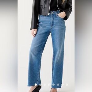 Jcrew Slim Wide Leg Jeans